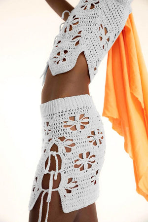 Tach Clothing Cat Crochet Skirt