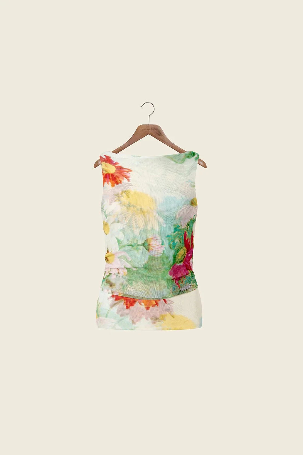 House of Sunny Cosmos Mesh Top