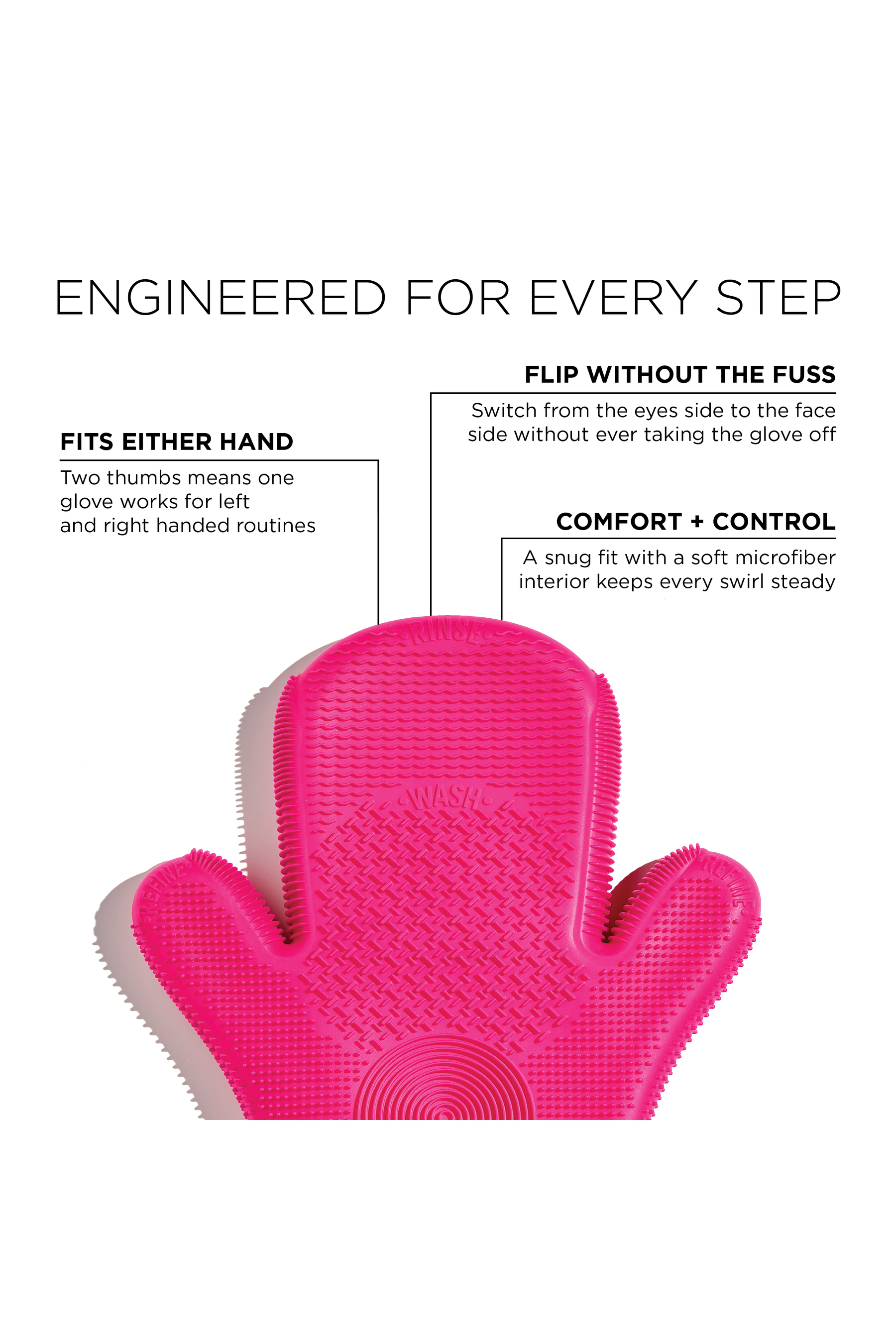 2X Sigma Spa® Brush Cleaning Glove