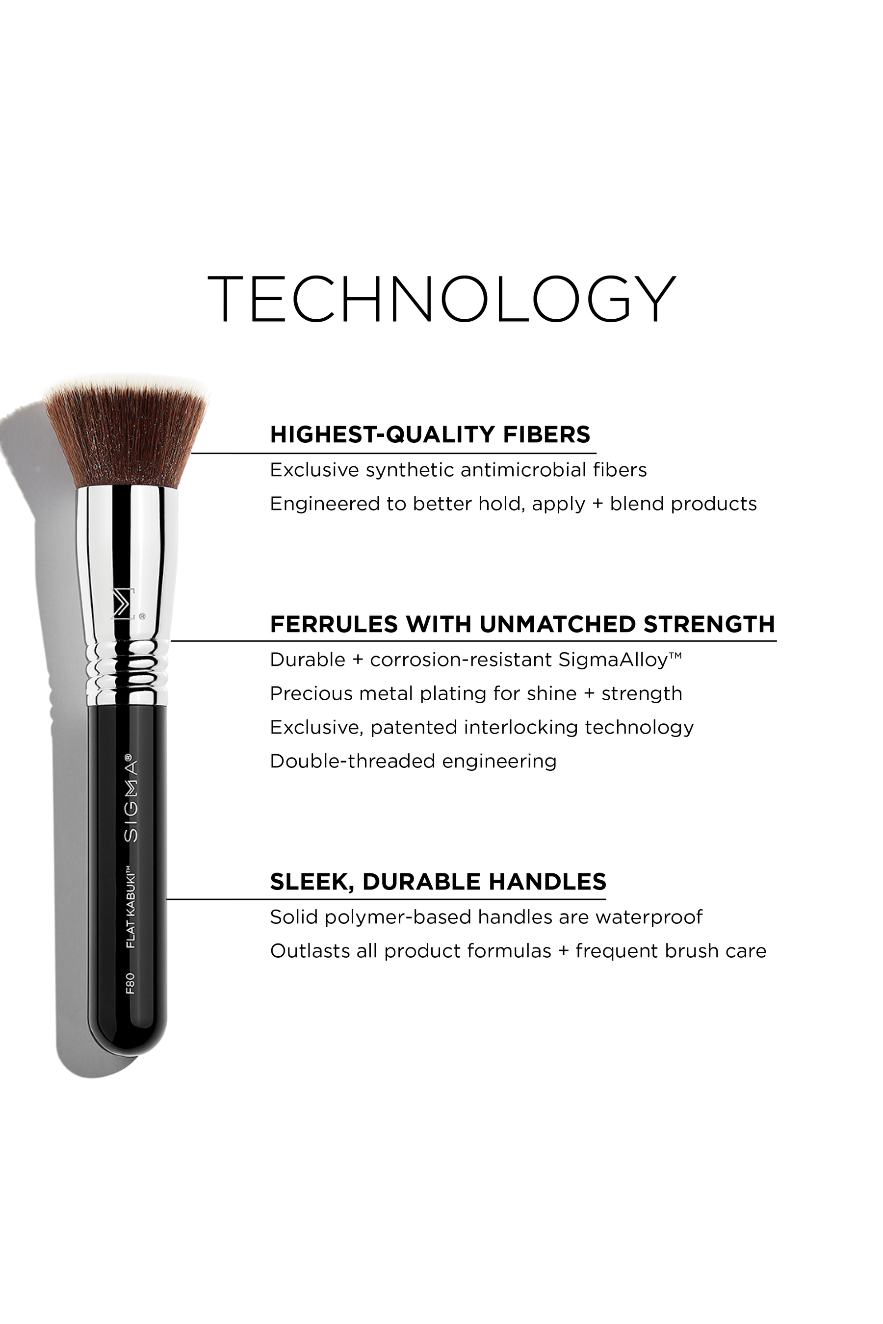 F80 Flat Kabuki™ Brush