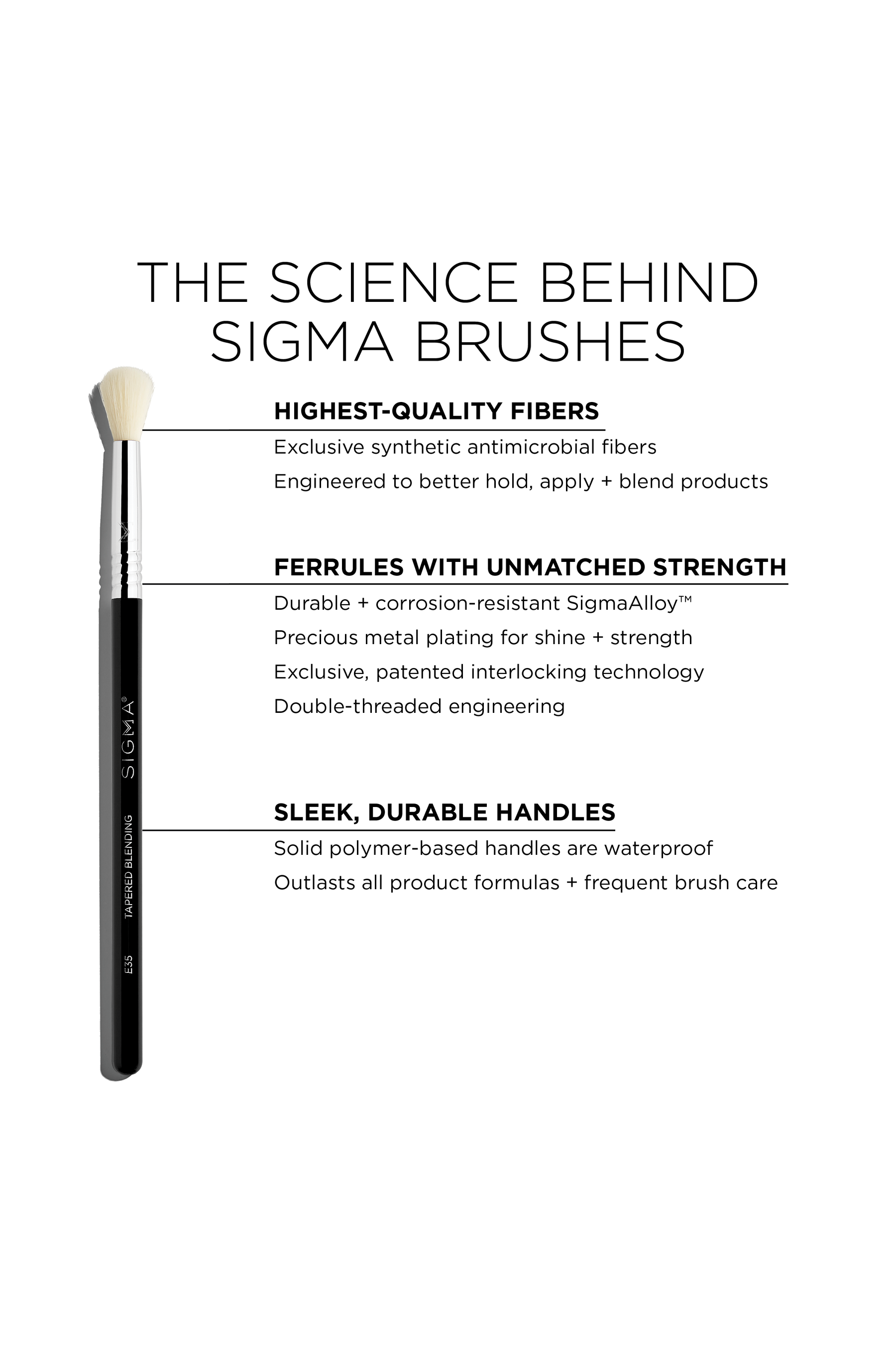 E35 Tapered Blending Brush