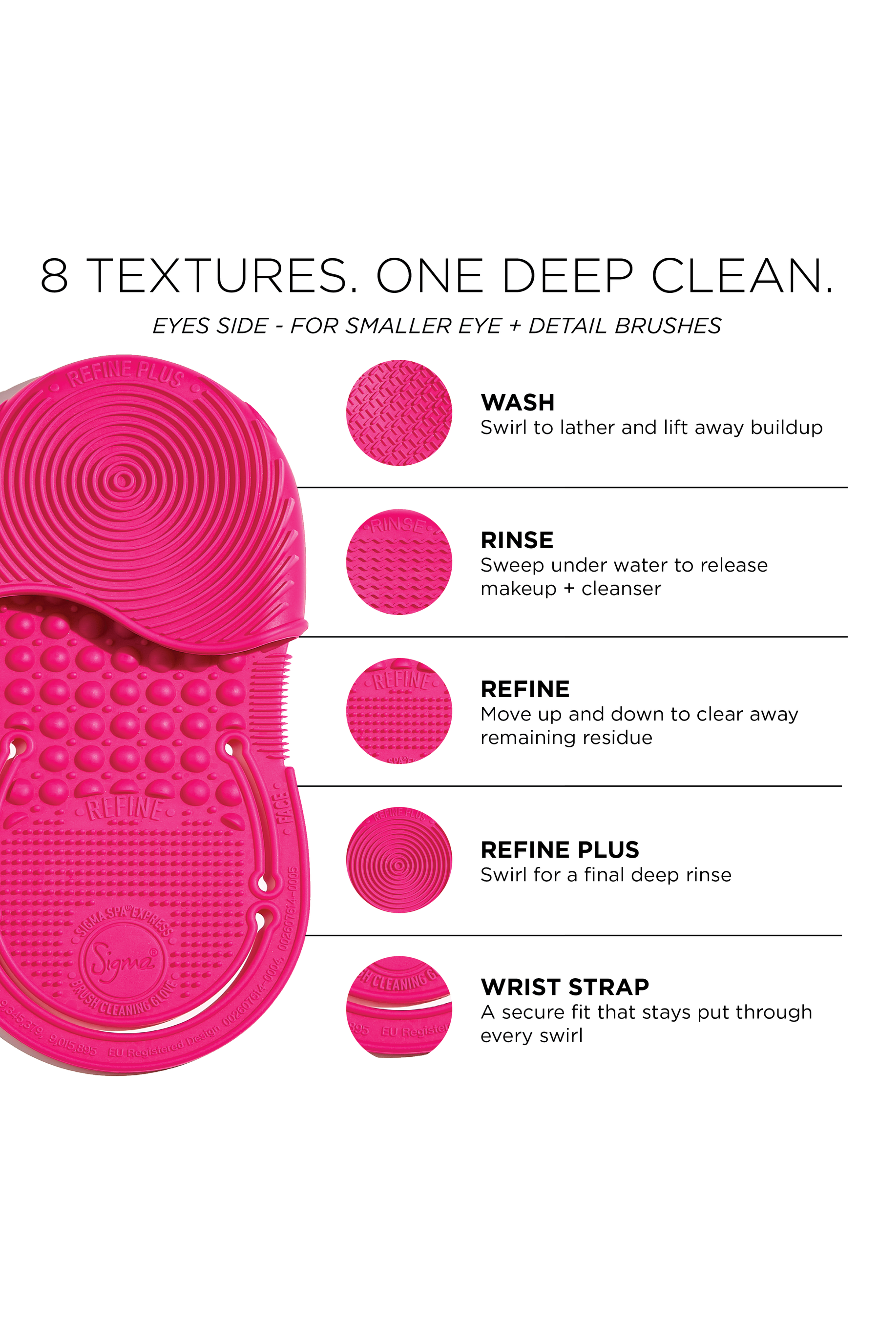 Sigma Spa® Express Brush Cleaning Glove