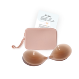 Match Maker - Seamless Sticky Bra + Carrying Case in Light Pink