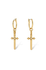 The Alexandra Hoop Earrings - Gold