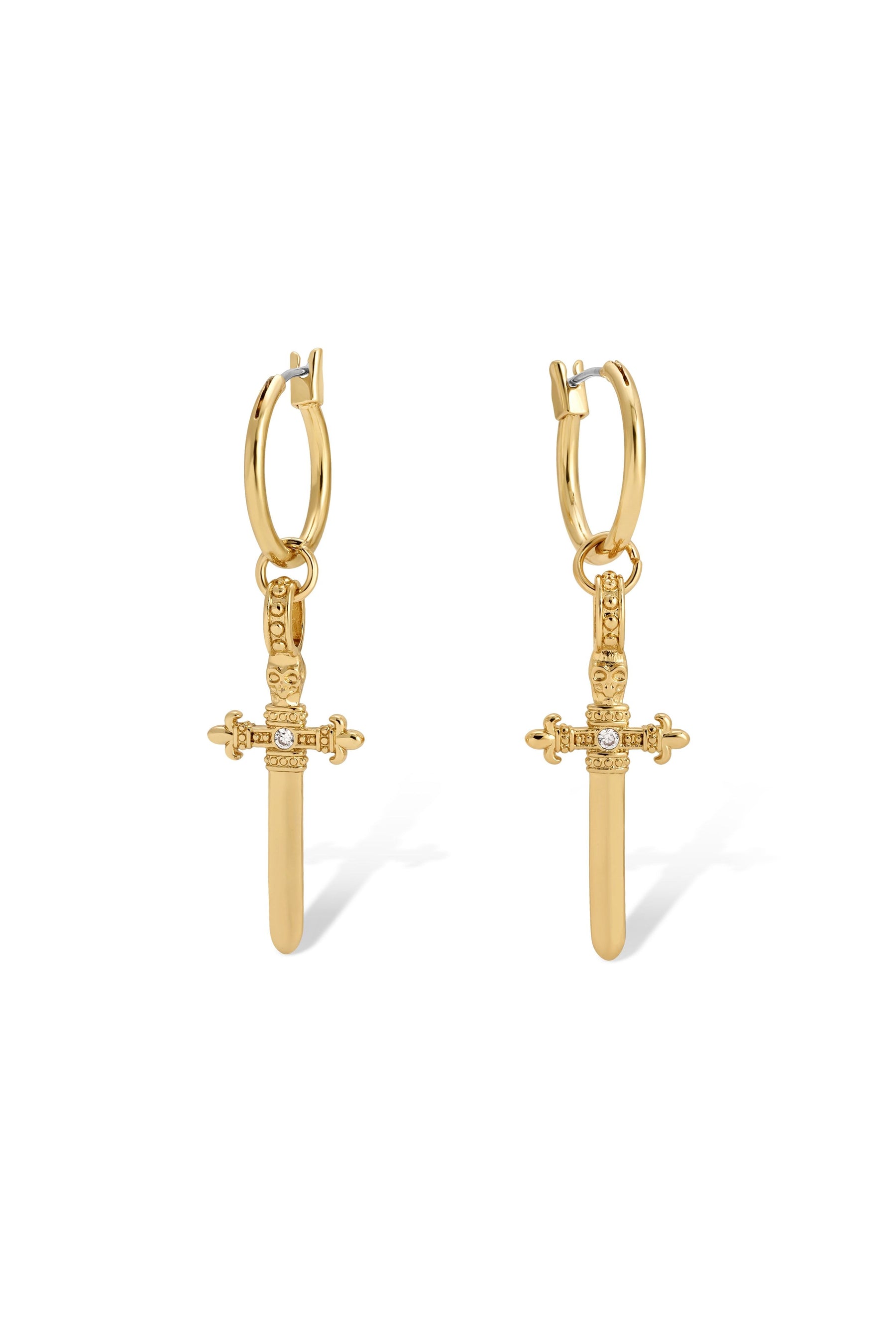 The Alexandra Hoop Earrings - Gold