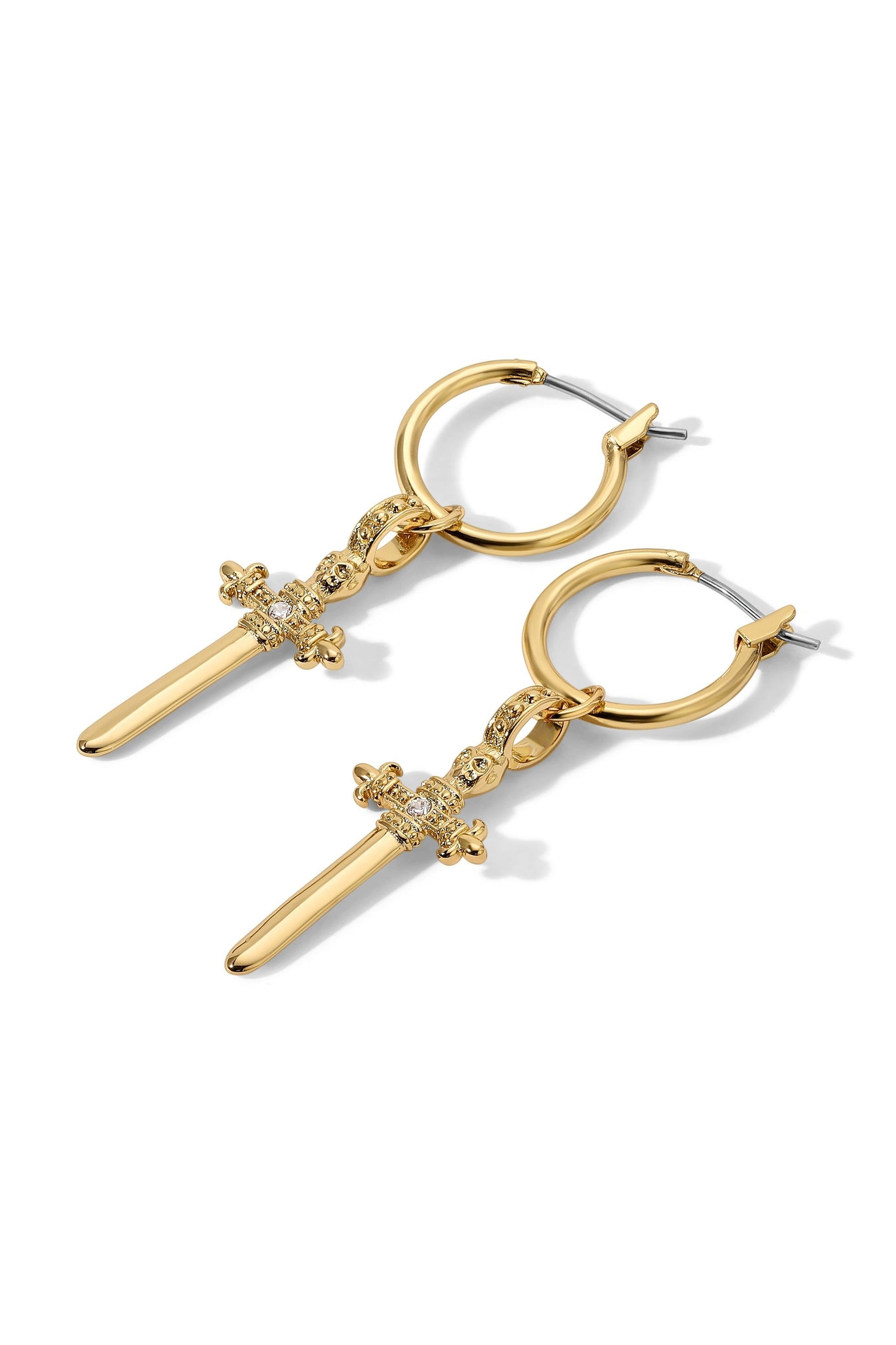 The Alexandra Hoop Earrings - Gold