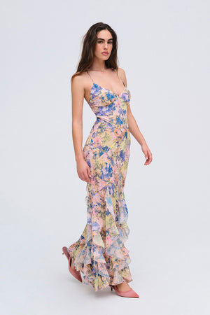 For Love & Lemons Elea Maxi Dress