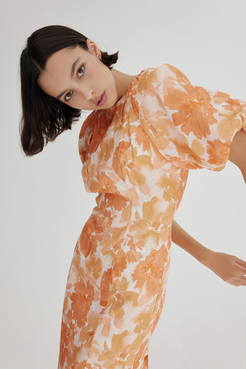 Significant Other Elena SS Midi Dress