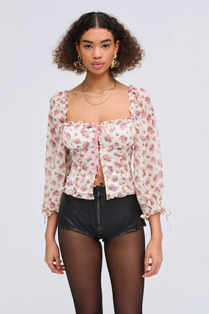 For Love & Lemons Etienne Top