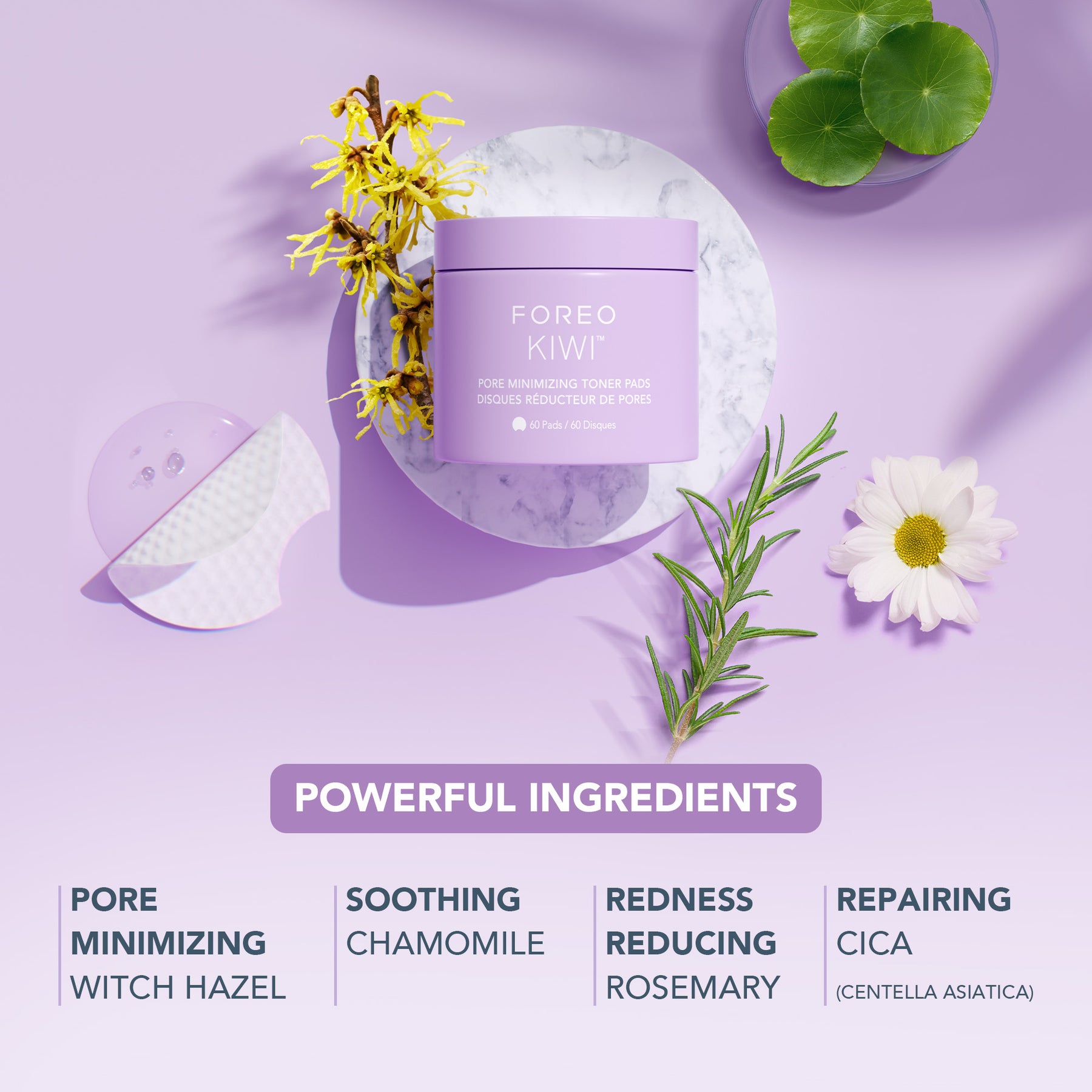 Foreo Kiwi Pore Minimizing Toner Pads