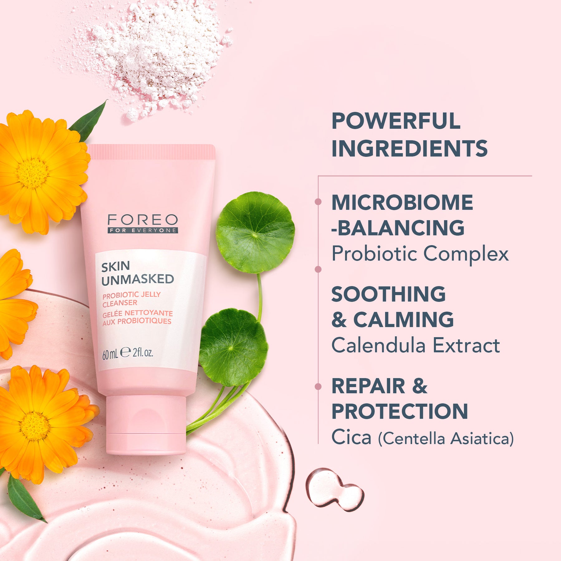 Foreo For Everyone Skin Unmasked Probiotic Jelly Cleanser