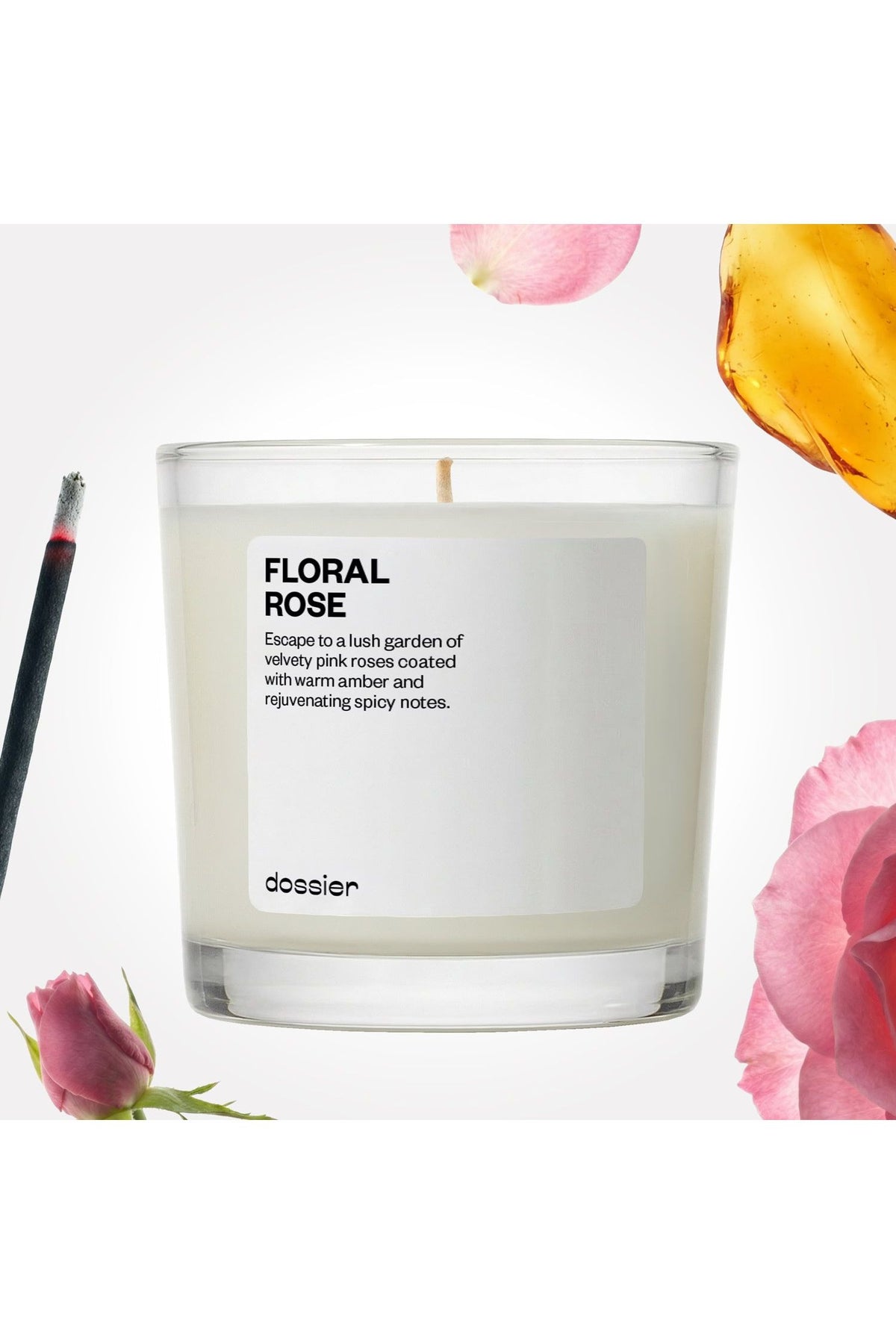 Floral Rose Candle - Inspired by Le Labo Fragrances' Rose 31 Perfume