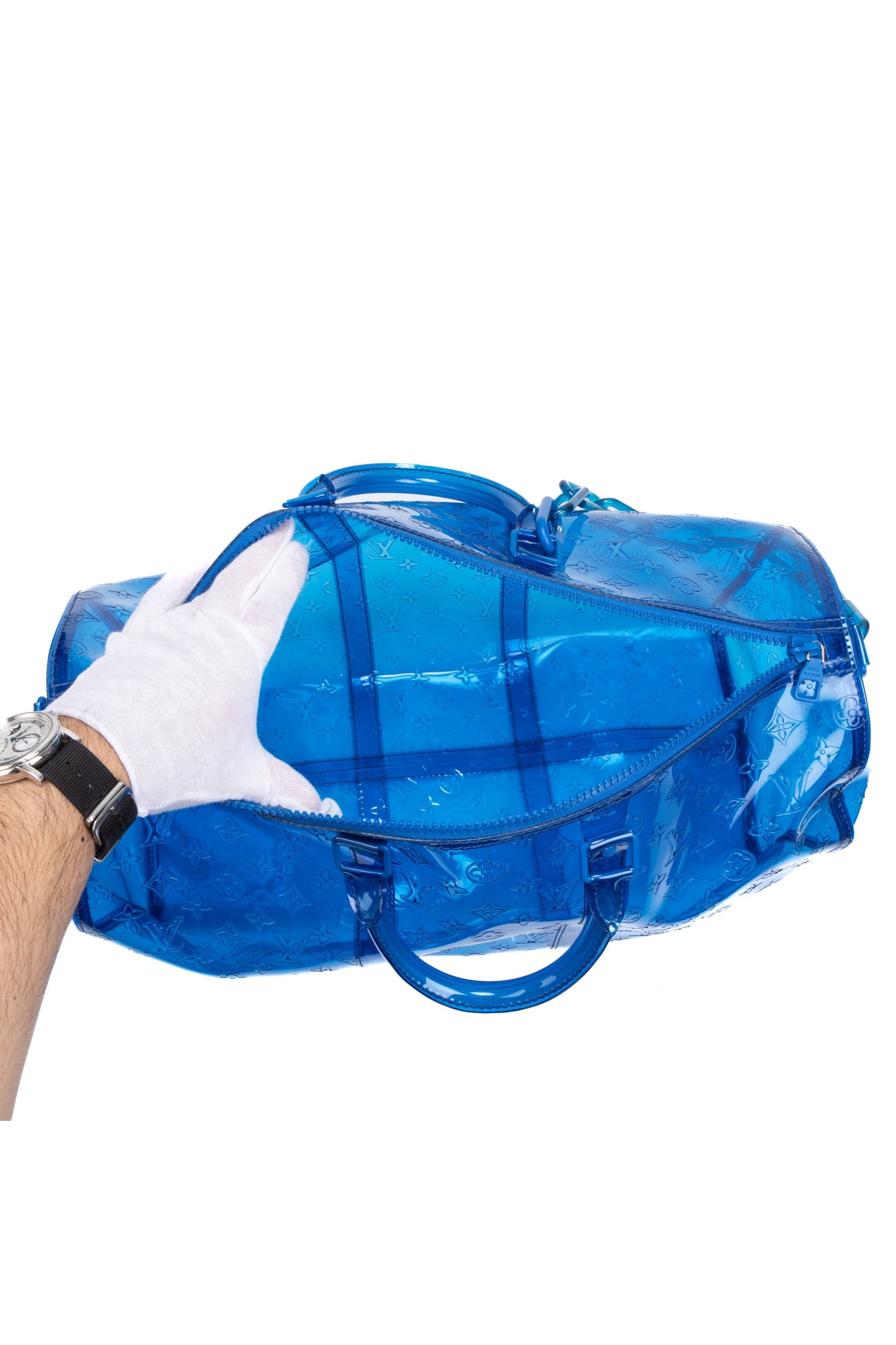 Ltd. Ed. Virgil Abloh Keepall Monogram Prism 50