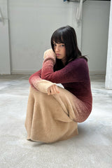 SAEMDI Gradient Knit Dress