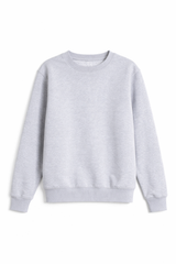 Gray sweatshirt on a white background