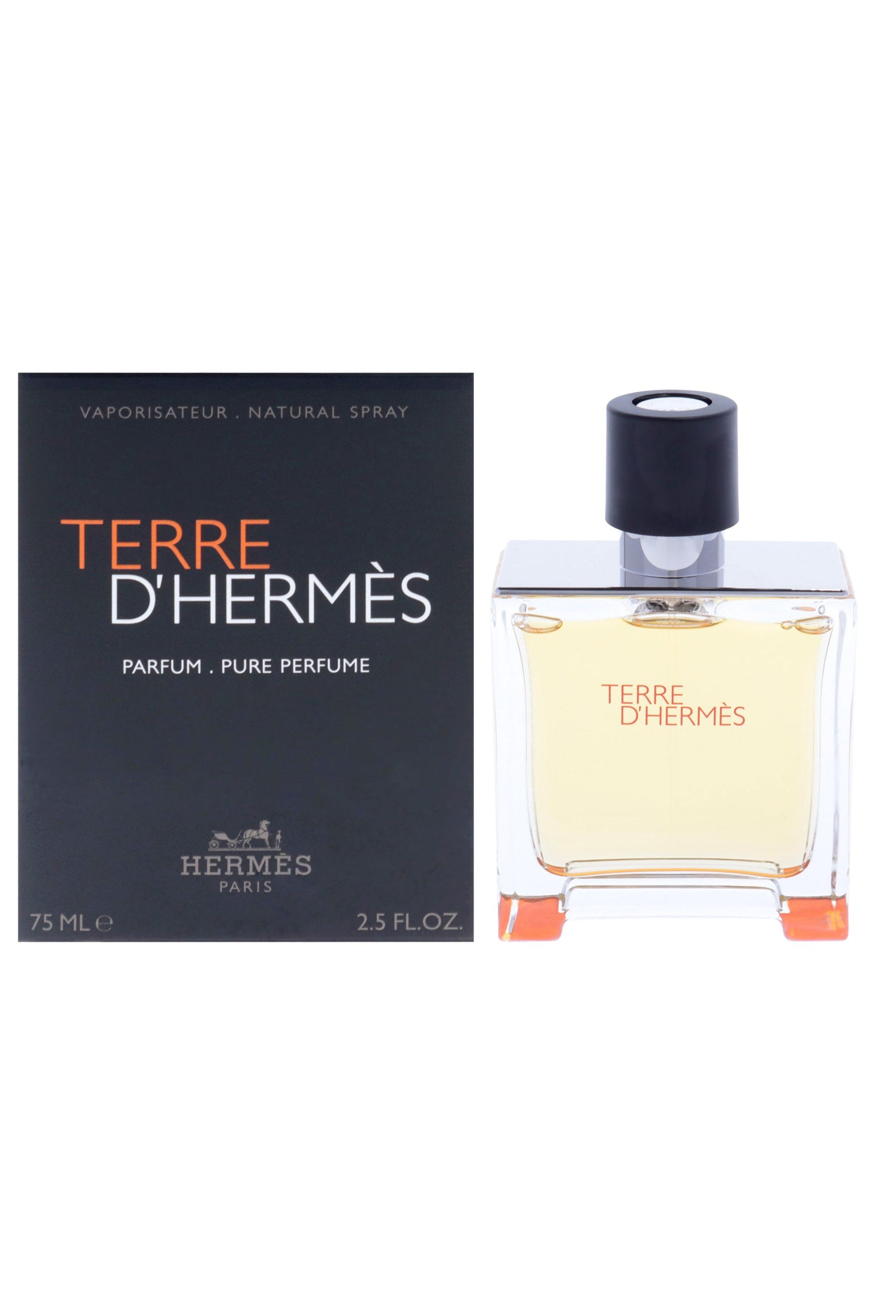 Terre Dhermes Pure by Hermes for Men - 2.5 oz Perfume Spray