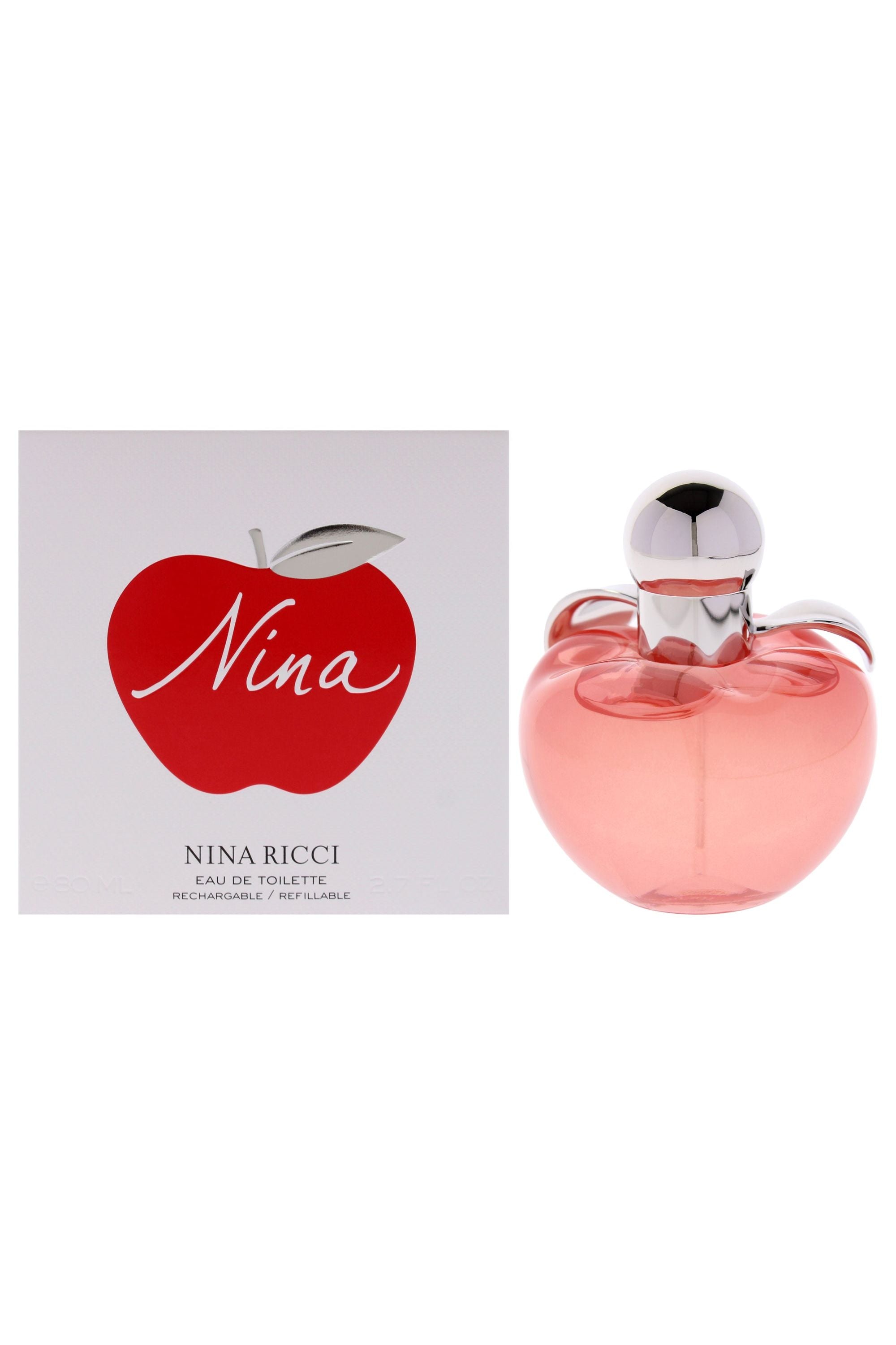 Nina by Nina Ricci for Women - 2.7 oz EDT Spray (Refillable)