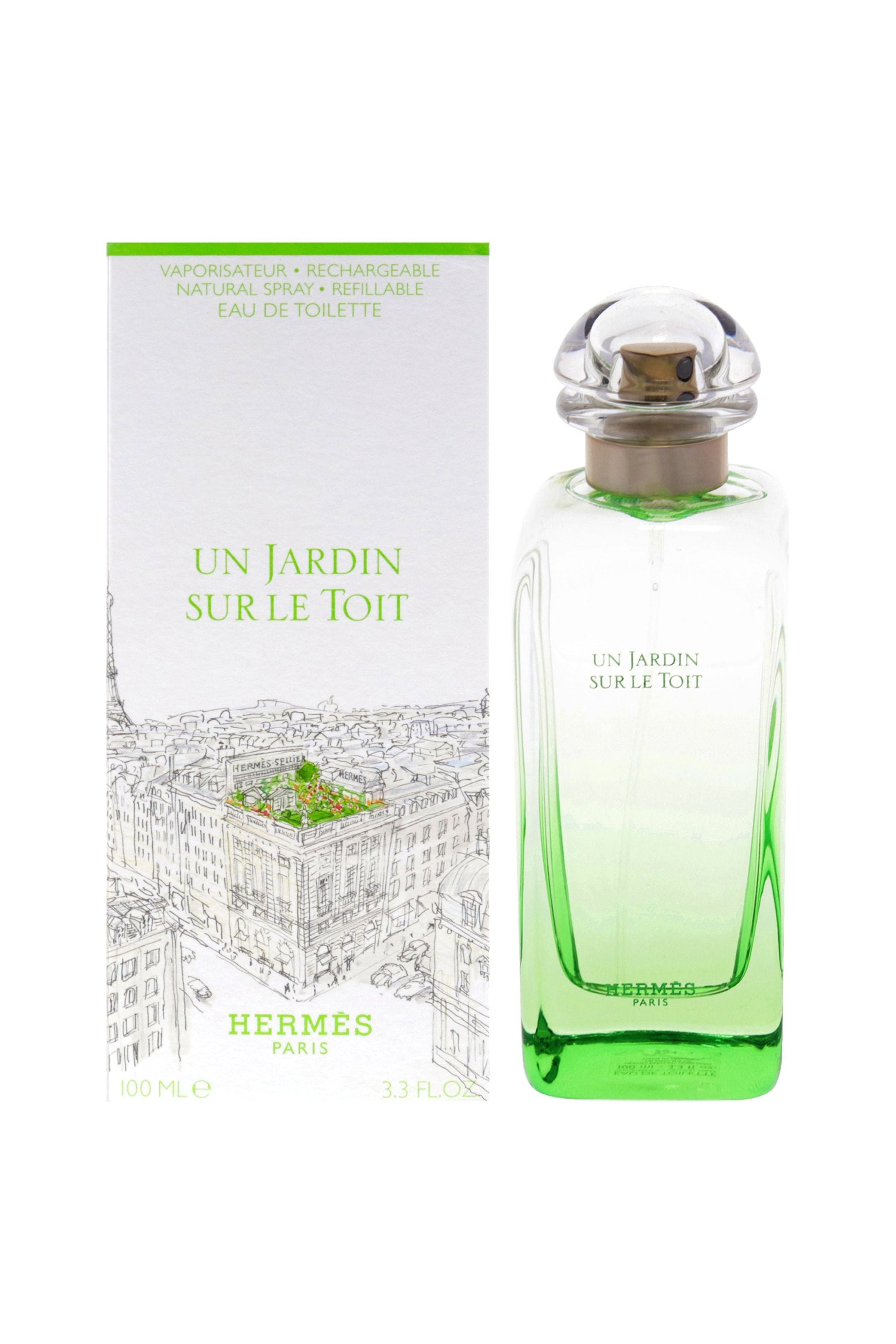 Un Jardin Sur Le Toit by Hermes for Women - 3.3 EDT Spray (Refillable)