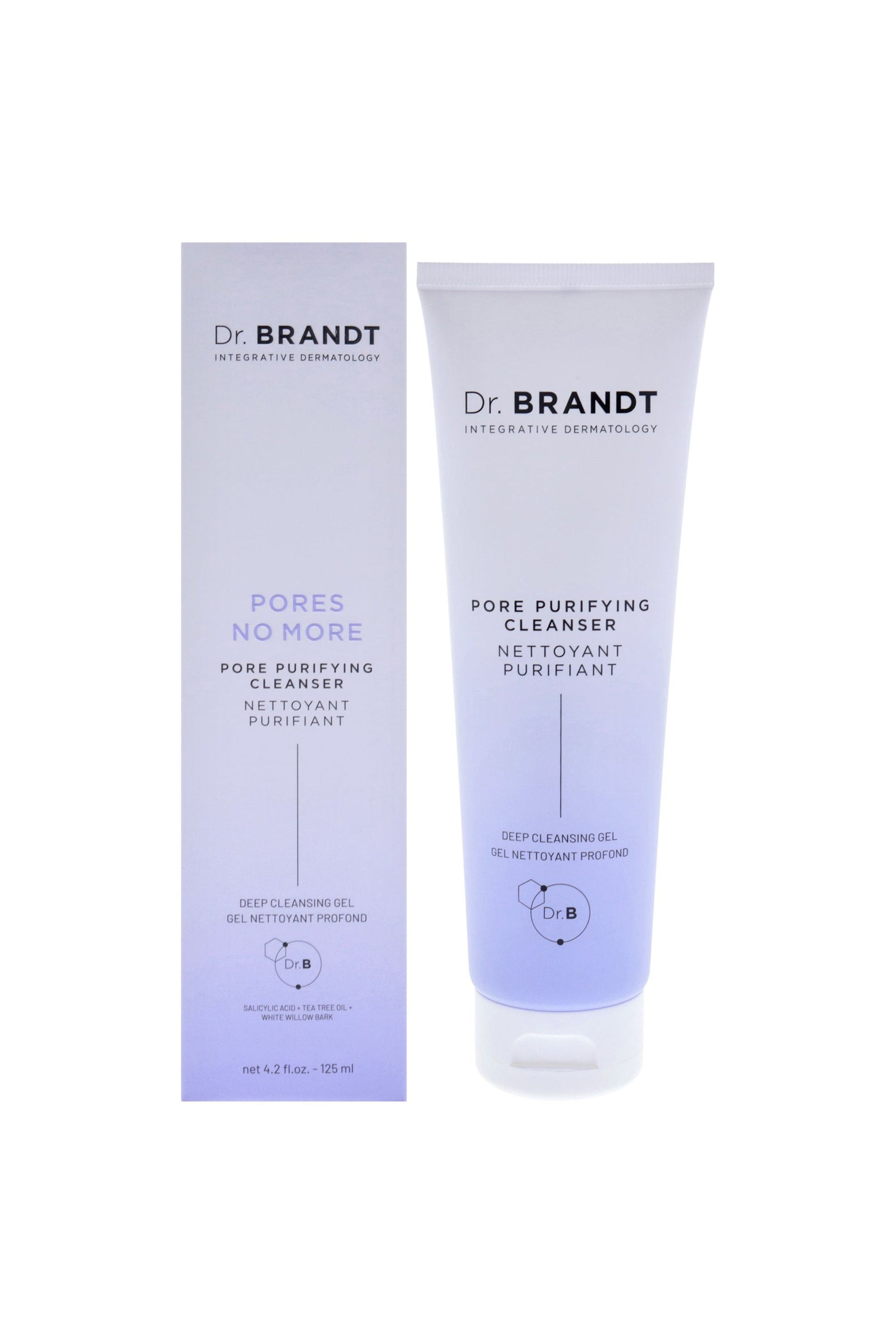 Pores No More Pure Purifying Cleanser by Dr. Brandt for Unisex - 4.2 oz Cleanser
