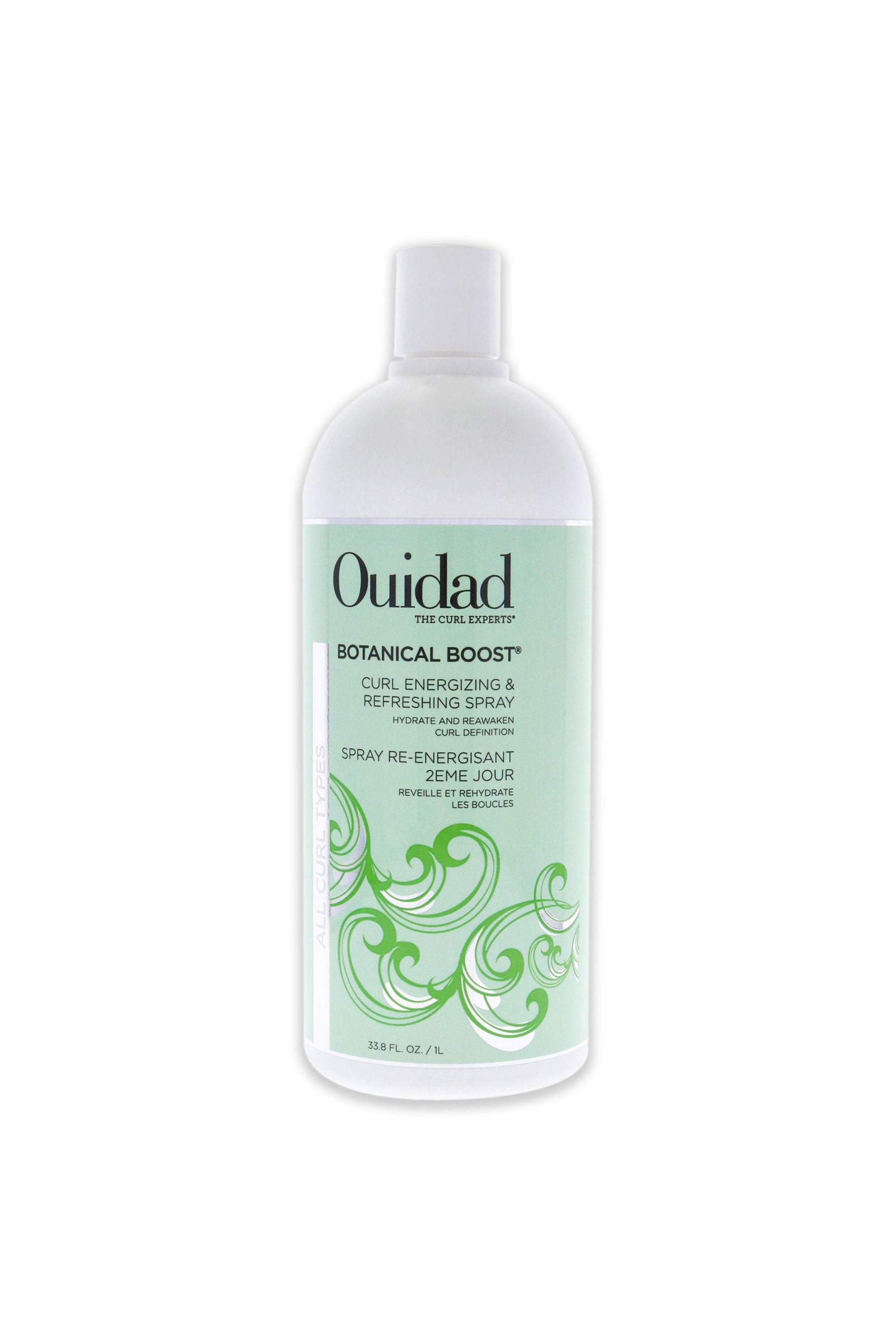Botanical Boost Curl Energizing and Refreshing Spray by Ouidad for Unisex - 33.8 oz Hair Spray