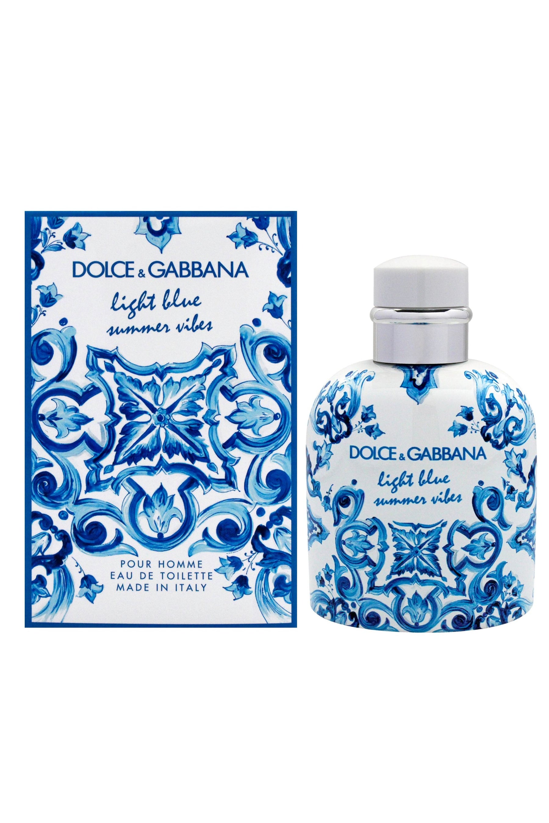 Light Blue Summer Vibes by Dolce and Gabbana for Men - 4.2 oz EDT Spray