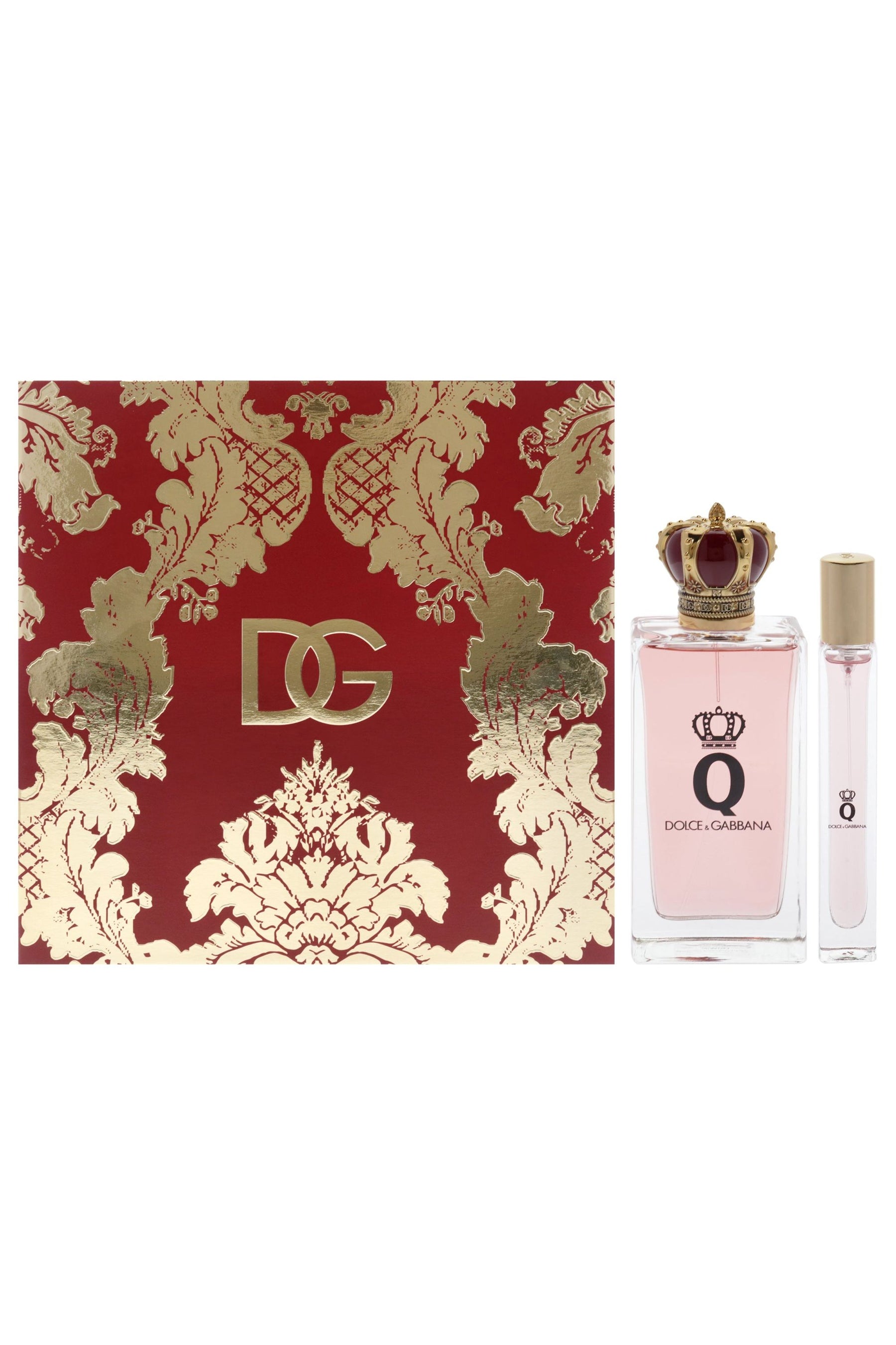 Q by Dolce and Gabbana for Women - 2 Pc Gift Set 3.3oz EDP Spray, 0.33oz EDP Spray