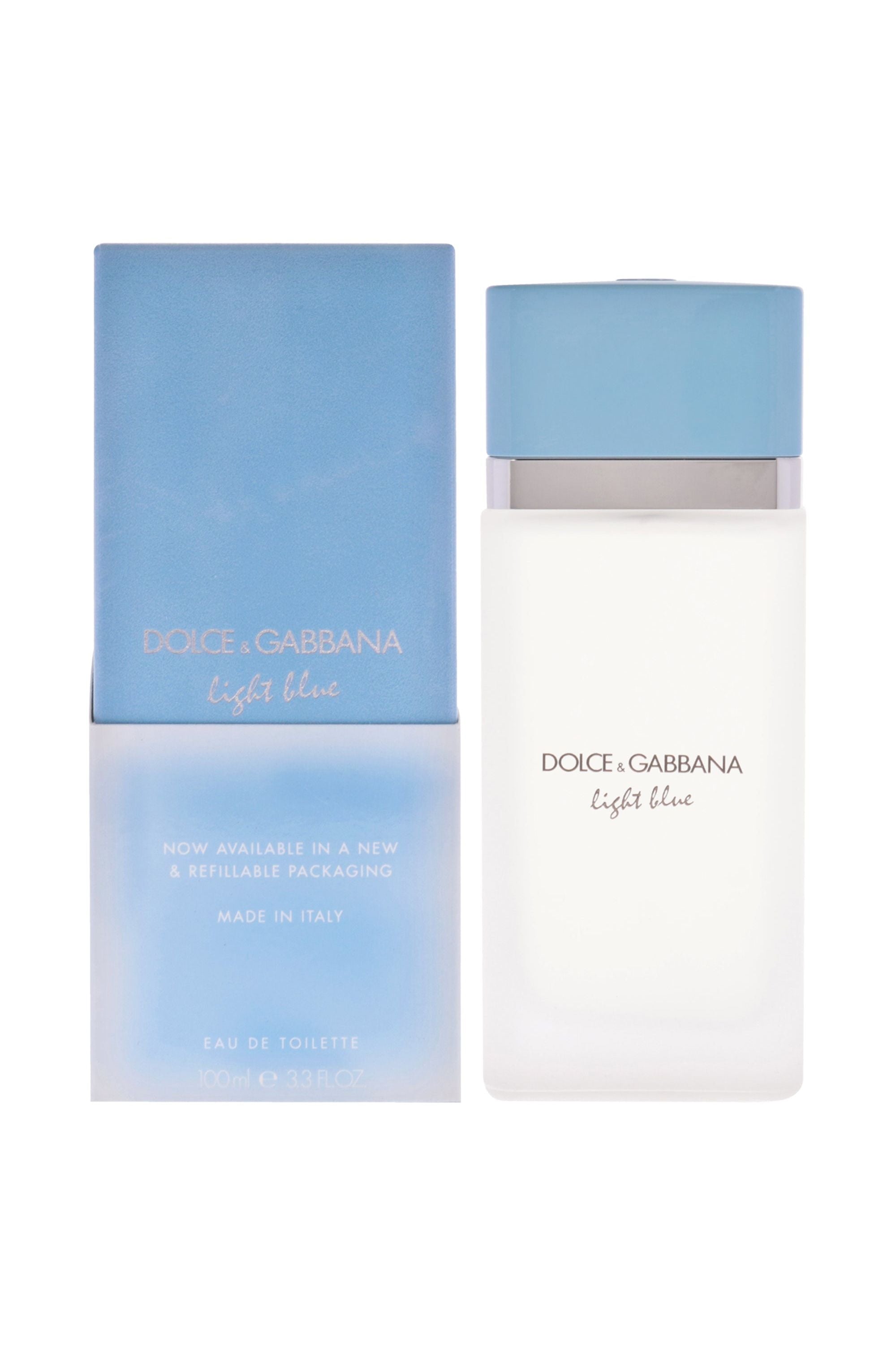Light Blue by Dolce and Gabbana for Women - 3.3 oz EDT Spray (Refillable)