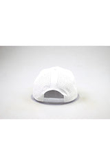 The Costal Carolina University Gameday Hat is a white perforated snapback with an adjustable strap, shown from the back on a plain white background—ideal for completing your gameday look.
