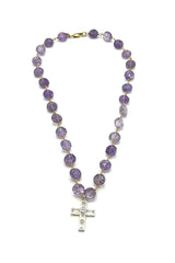 The Amethyst Cross Necklace