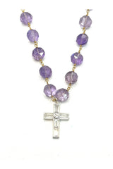 The Amethyst Cross Necklace
