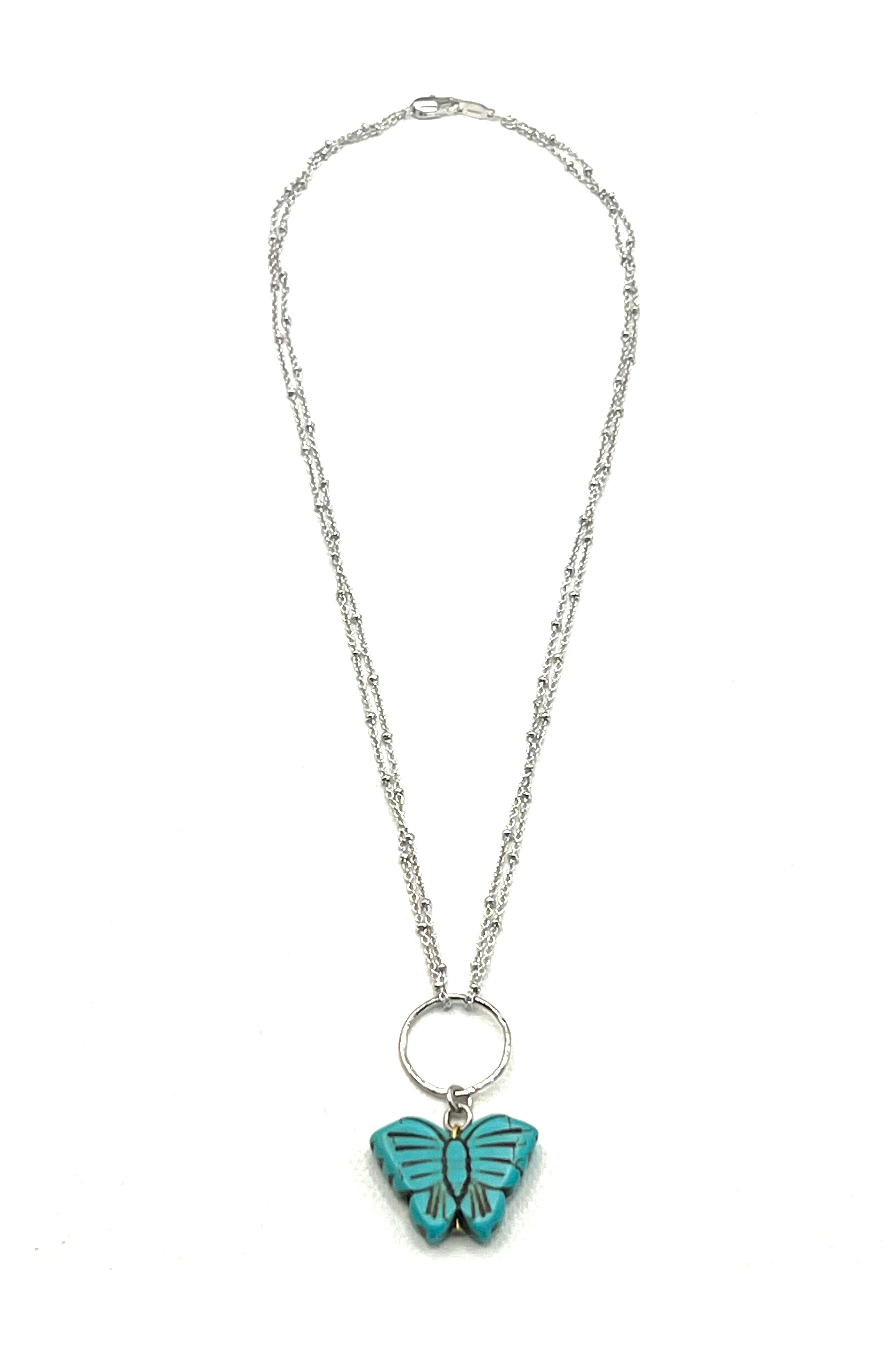 The Turquoise Butterfly Necklace