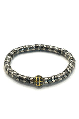 The Diamond Snake Bead Bracelet