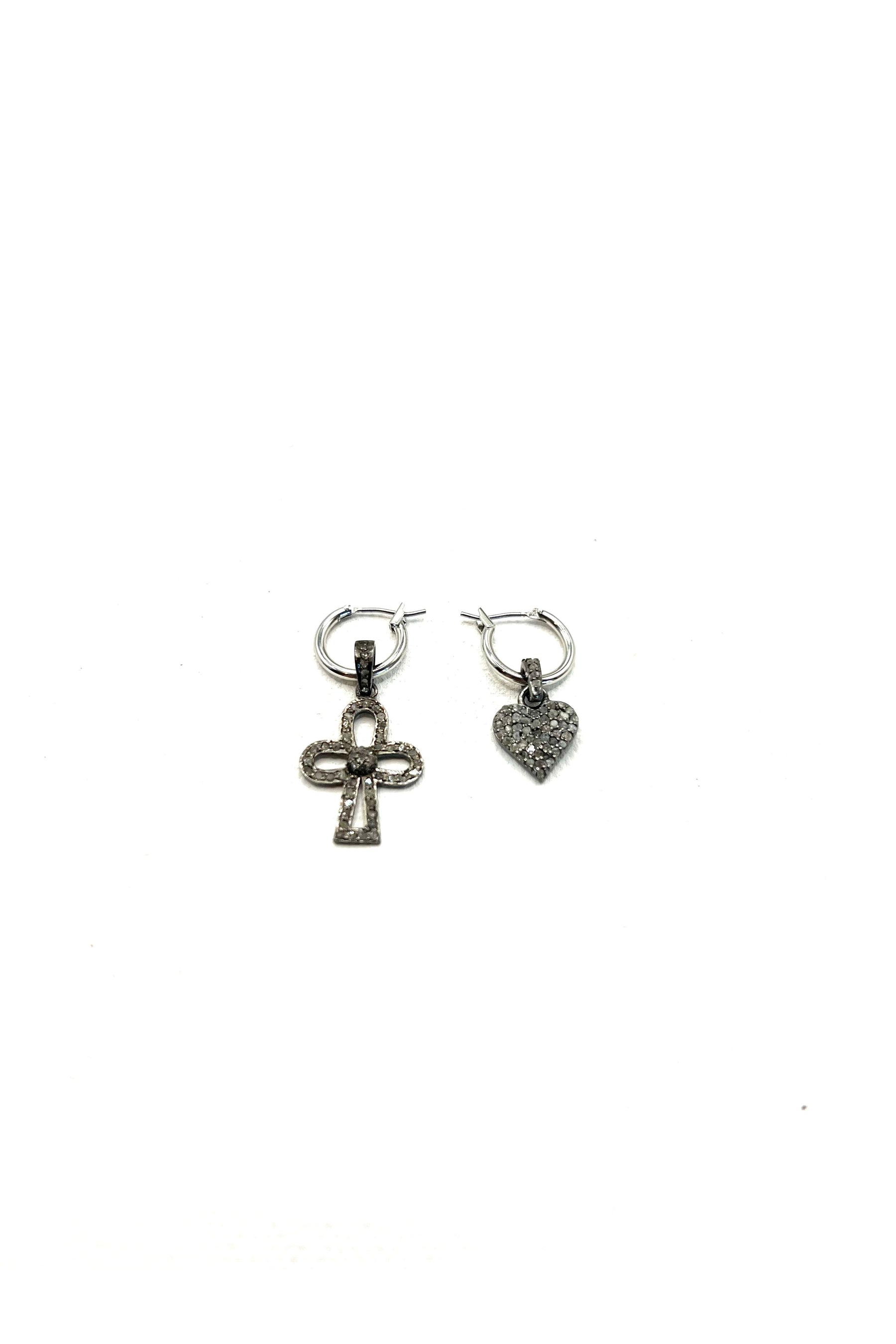 The Diamond Cross and Heart Hoops