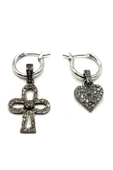 The Diamond Cross and Heart Hoops