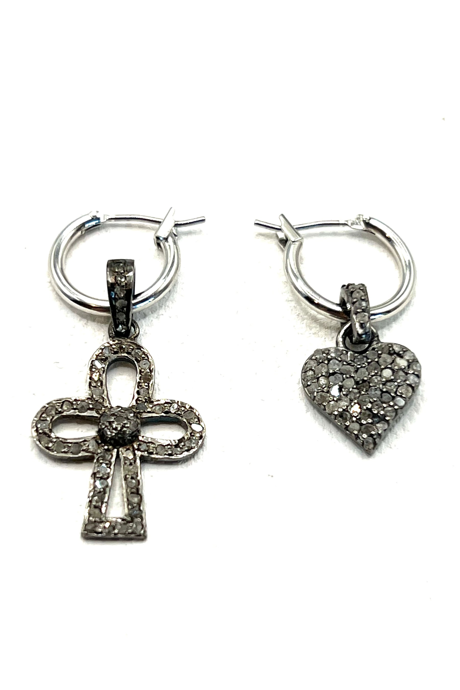 The Diamond Cross and Heart Hoops