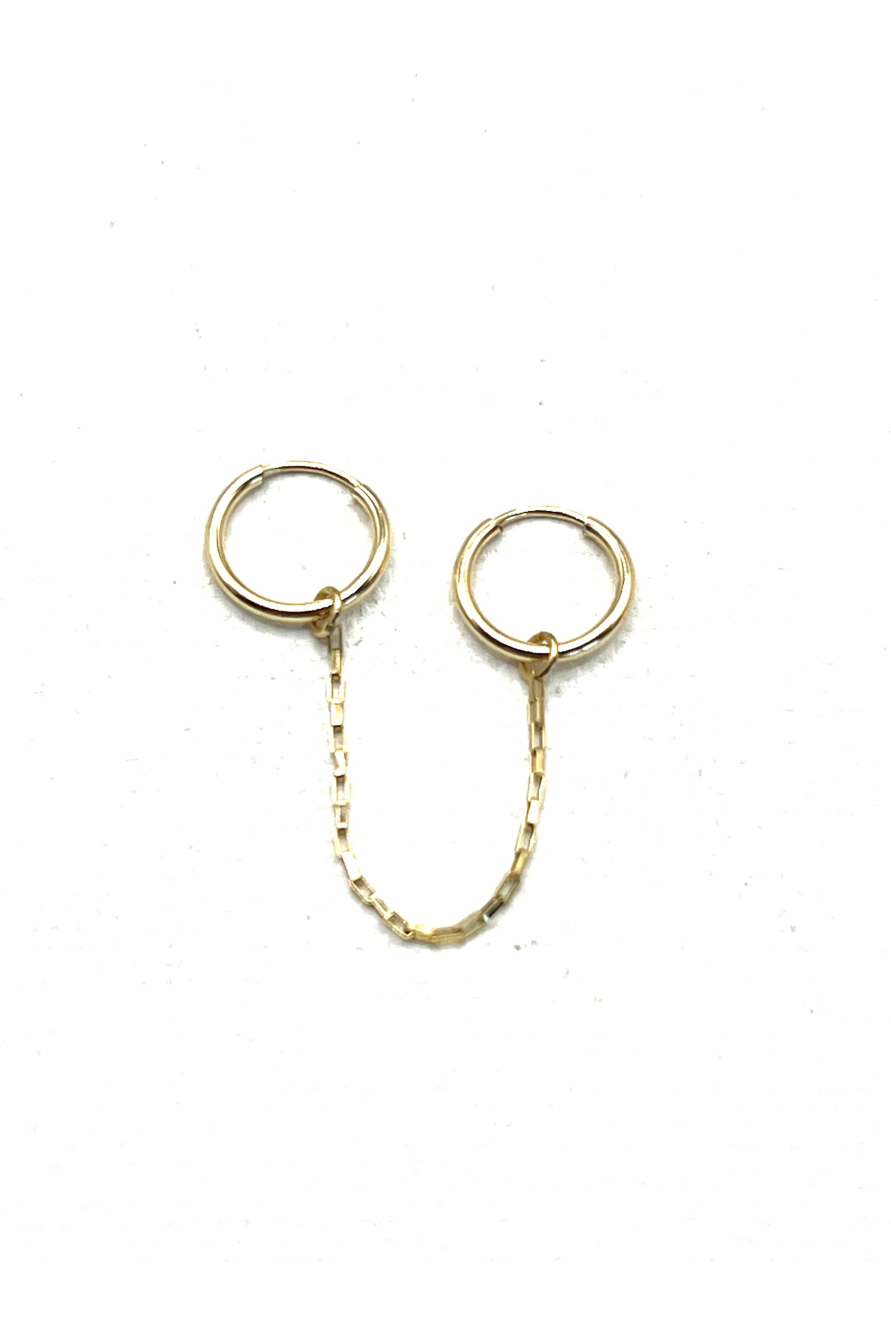 The Eternity Gold Hoops