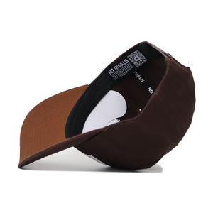 The Oklahoma State Americano Hat is shown upside down, displaying its inner lining, tags, and a black band featuring the words NO RIVALS in white.