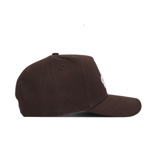 The Tulane Americano Hat, a brown structured baseball cap, is displayed in side profile against a white background.