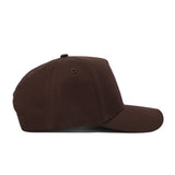 The Arizona State Americano Hat is a plain brown baseball cap shown from the side, with a curved brim, visible stitching, and a structured fit for comfort.