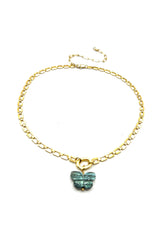 The Labradorite Butterfly Stone Choker