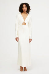 Danika Long Sleeve Dress Cream