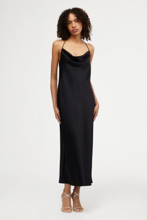 Danika Cowl Dress Black