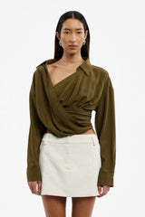Zaina Mini Skirt Ecru