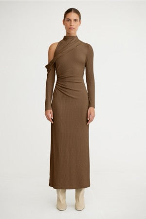 Coralie Maxi Dress Chocolate