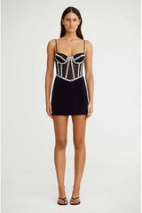 Kimberley Micro Mini Dress Black