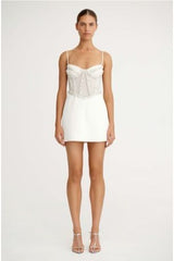 Kimberley Micro Mini Dress Ivory