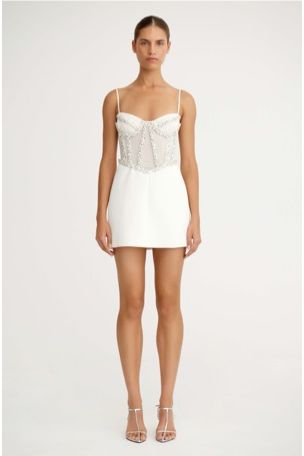 Kimberley Micro Mini Dress Ivory