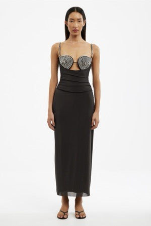 Maddie Midi Dress Espresso