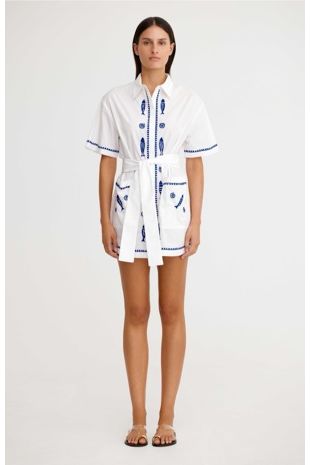 Annette Shirt Dress Ivory