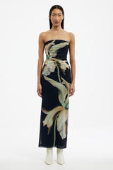 Sura Strapless Dress Midnight Lilium